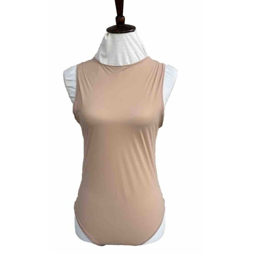 Skims Clay Jelly Sheer Crew Neck Bodysuit Sleeveless Bodysuit Size 2X